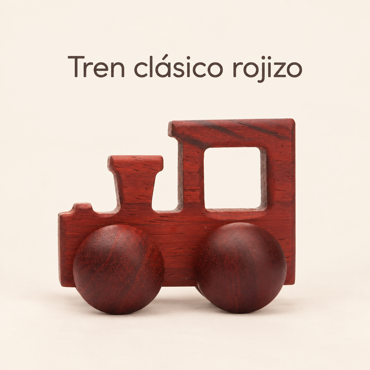 Juguete auto de madera, para juego libre y aprendizaje respetuoso