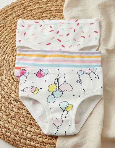 Pack Calzón para Niña, muy cómodos, 100% algodón