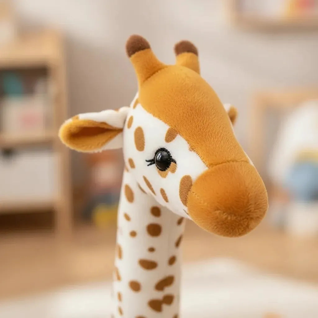 Peluche de apego jirafa de felpa, muy suave, 40 centimetros
