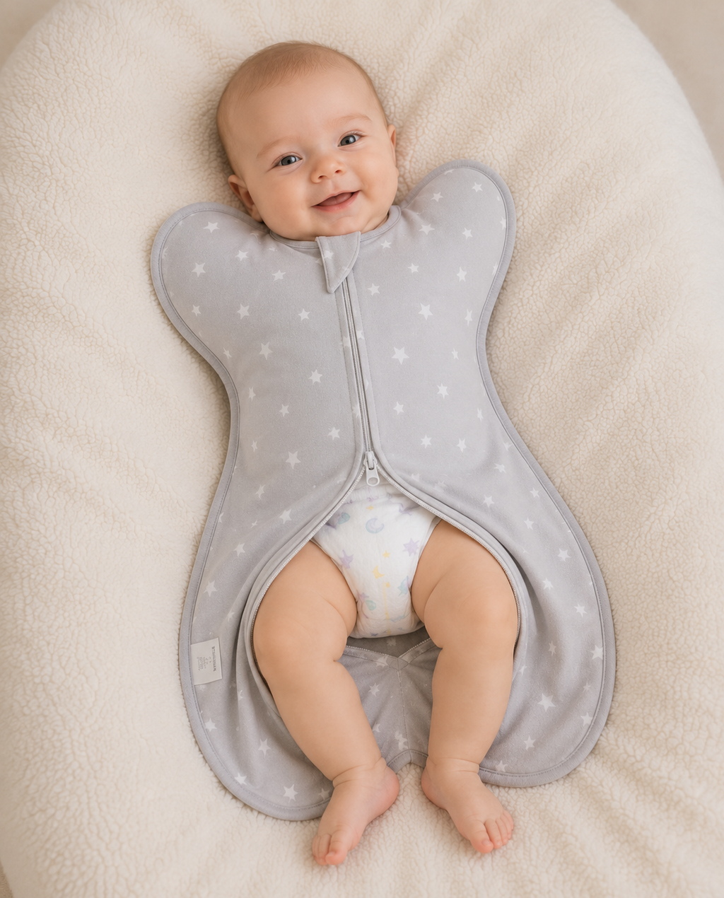 Saquito de dormir para bebés Tog 1.0 swaddle-up de puro algodón