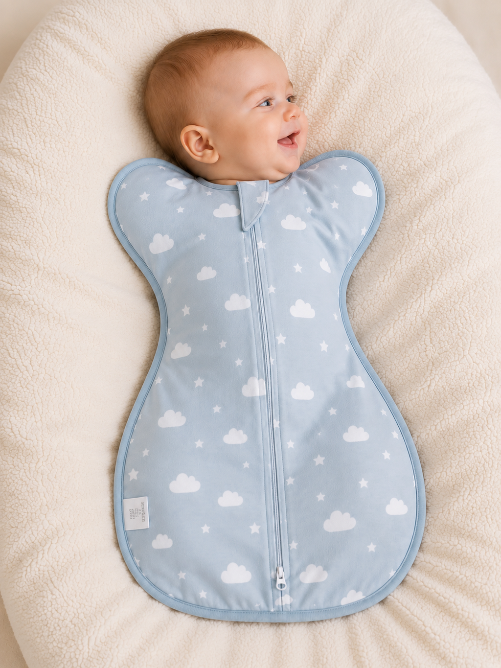 Saquito de dormir para bebés Tog 1.0 swaddle-up de puro algodón